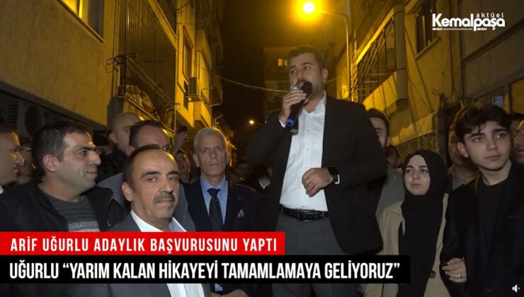 UĞURLU ADAYLIK BAŞVURUSUNU YAPTI