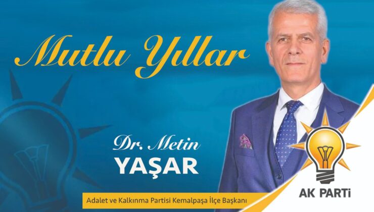 Dr. METİN YAŞAR’DAN YENİ YIL MESAJI