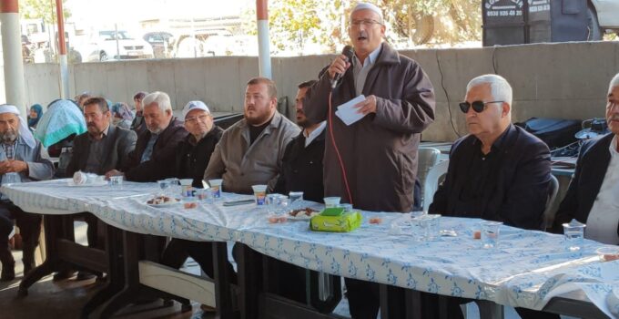 SÜTÇÜLER’DE YAĞMUR DUASI YAPILDI