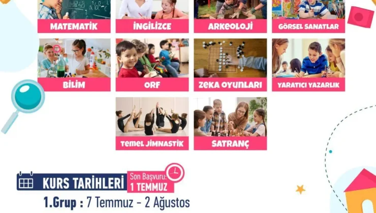 Bayraklı’da yaz okulu atölyeleri başlıyor – Haydi çocuklar yaz kurslarına!