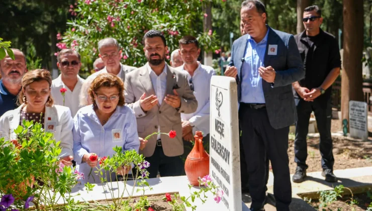 Neşe Gülersoy ve Mete Erdem Mezarları Başında Anıldı