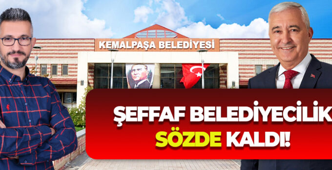 ŞEFFAFLIK SADECE SÖZDE Mİ KALDI?