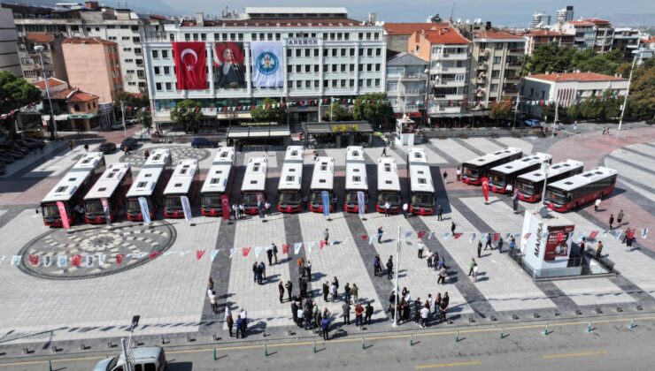 Manisa Büyükşehir, Toplu Ulaşım Konforu için Filoya 35 Yeni Otobüs Ekledi