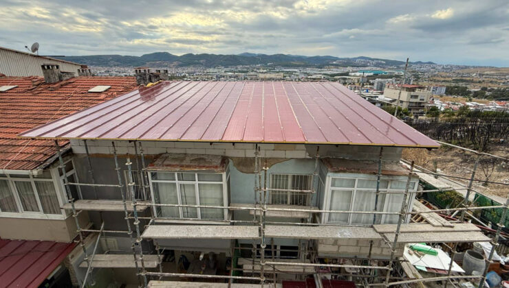 Gaziemir Belediyesi’nden yangında zarar gören evlere yardım eli